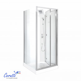 Душевая кабина Ceruttispa БЕЛЛА (BELLA) 90F (90x90x215-225)