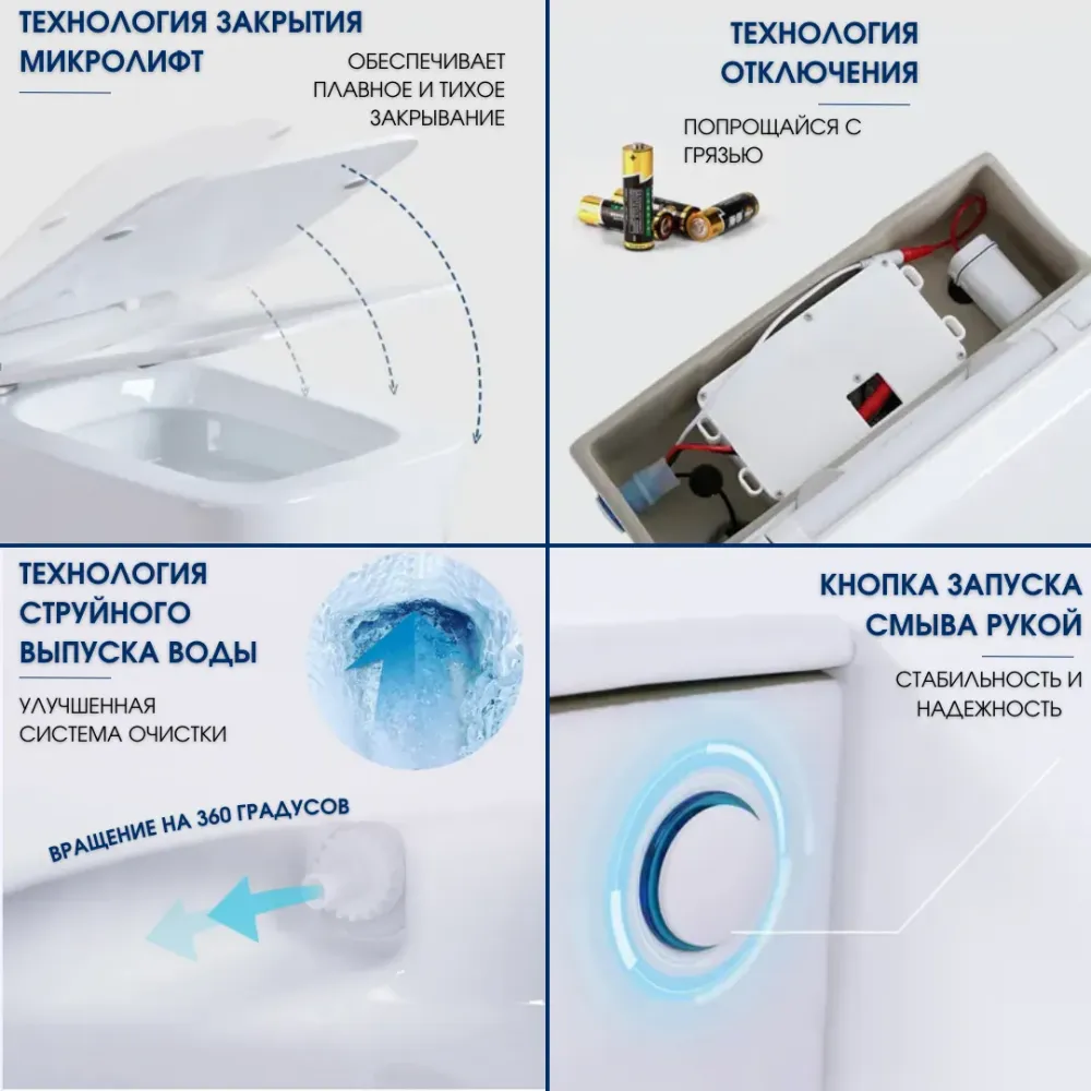 Унитаз ARGENTERA  Aria Pulse подвесной с функцией импульсного смыва, БЕЗ РАМЫ (585х360х330) Ceruttispa CT10590
