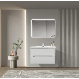 Комплект тумба подвесная с раковиной PARLY Spa РИВЕР (River) 80 (800х420х550)