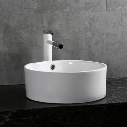 Раковина накладная Ceruttispa CR7022 (420х420х170) белая, круглая
