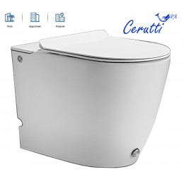 Унитаз  BARBARIA Pulse приставной с функцией импульсного смыва Ceruttispa CT7264
