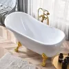 Ванна CLASSIC 150G (1570x770x740) на львиных лапах (золото) Ceruttispa