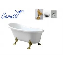 Ванна CLASSIC 150G (1570x770x740) на львиных лапах (золото) Ceruttispa