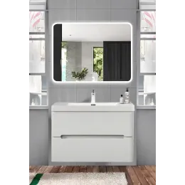 Комплект тумба подвесная с раковиной PARLY Spa РИВЕР (River) 80 (800х420х550)