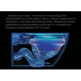 Унитаз BARBARIA Aria Pulse подвесной с функцией импульсного смыва, БЕЗ РАМЫ (585х360х330) Ceruttispa CT10591