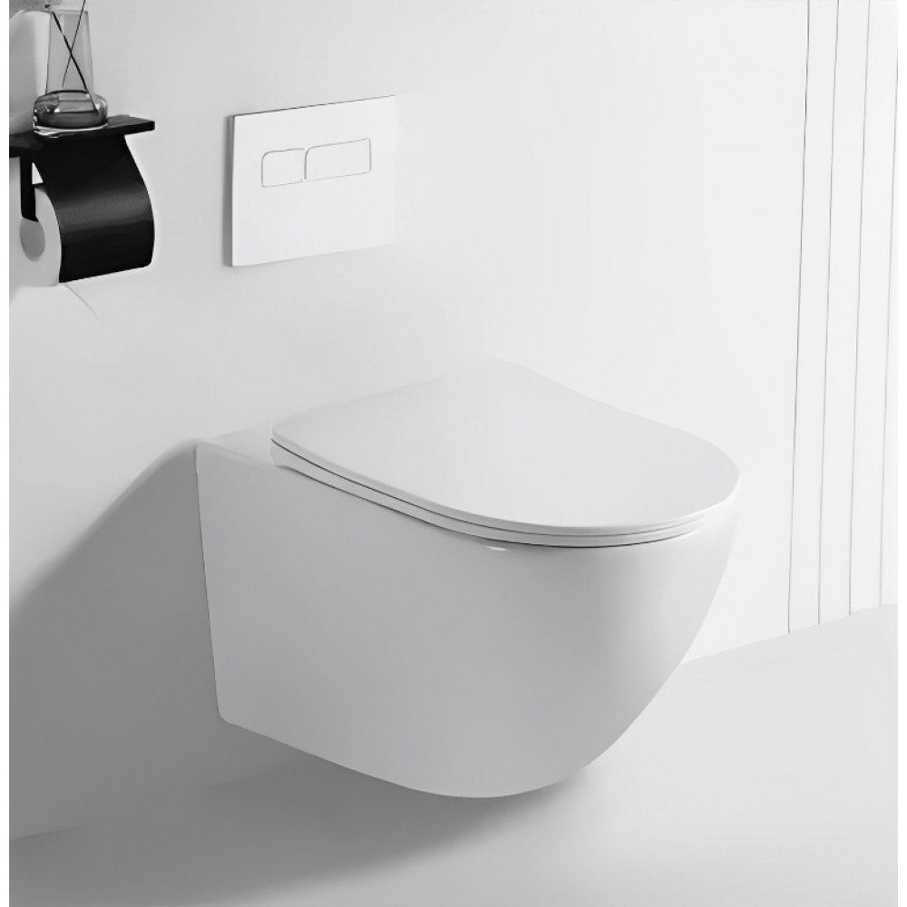 Унитаз SELLA  Aria подвесной безободковый Ceruttispa CT7183 (490х360х325)