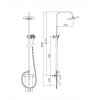 Стойка ECO Black душевая BOCH MANN BM8825