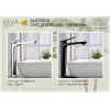 Смеситель VIVA XLB для раковины, BOCH MANN BM9135 высокий ЧЕРНЫЙ матовый