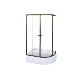 Уголок ZEM1201ВL душевой PARLY с поддоном (120х80х195)