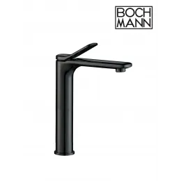 Смеситель BERNINA B XL для раковины BOCH MANN BM9629 высокий, ЧЕРНЫЙ матовый