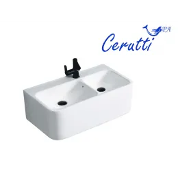 Раковина Double COMO (750х400х300) двойная подвесная Ceruttispa