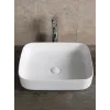 Раковина CR0084 накладная, белая, прямоугольная 500х400х135 Ceruttispa