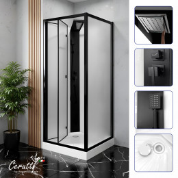 Душевая кабина Ceruttispa БЕЛЛА (BELLA) 90BF (90x90x215-225)