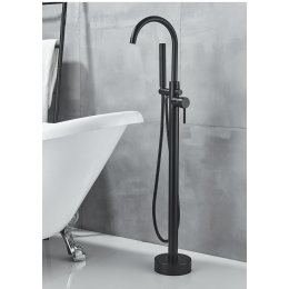 Смеситель напольный BOCH MANN БРАЙС (BRAIES) Matt Black BM8921 из латуни, цвет матовый черный