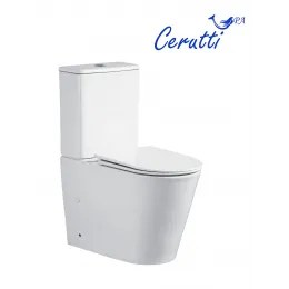 Унитаз PIERA Tornado напольный безободковый  Ceruttispa CT10560 (630х350х795)  Ceruttispa