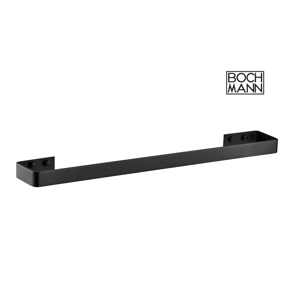 Держатель CR-D01-02MB для полотенец из нержавеющей стали BOCH MANN (590х30х75), цвет черный