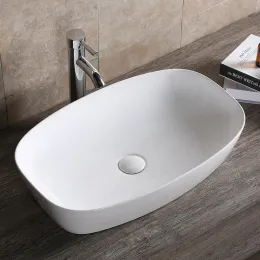 Раковина накладная Ceruttispa CR0063 (600х385х135) белая, прямоугольная