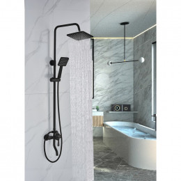 Душевая стойка ECO Quadro Black, BOCH MANN BM8427