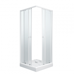 Уголок ZFQ81 душевой PARLY с поддоном (80х80х190)