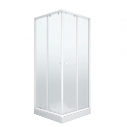 Уголок ZFQ81 душевой PARLY с поддоном (80х80х190)