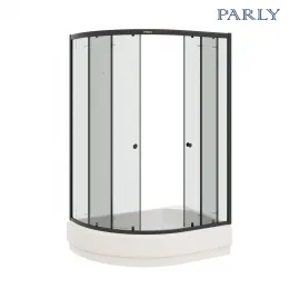 Уголок ZEM1201ВR душевой PARLY с поддоном (120х80х195)