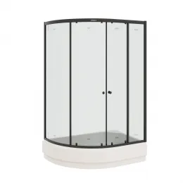 Уголок ZEM1201ВR душевой PARLY с поддоном (120х80х195)