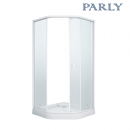 Уголок ZEР91FR душевой PARLY с поддоном (90х90х197)
