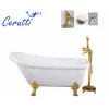 Ванна VITO 150G (1550x740x750) на львиных лапах (золото) Ceruttispa