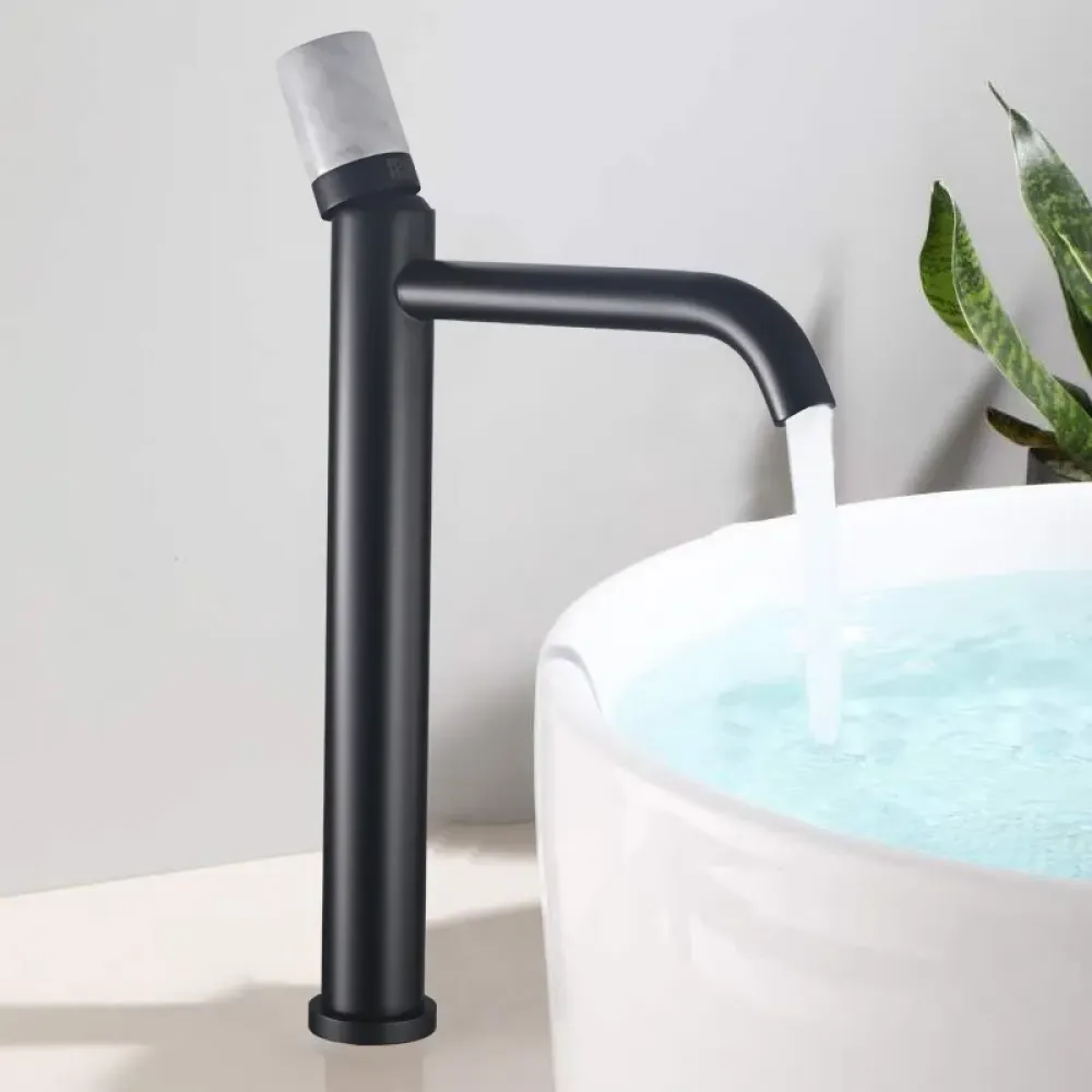 Смеситель STELLA Stone B XL для раковины с ручкой из НАТУРАЛЬНОГО КАМНЯ BOCH MANN BM9971