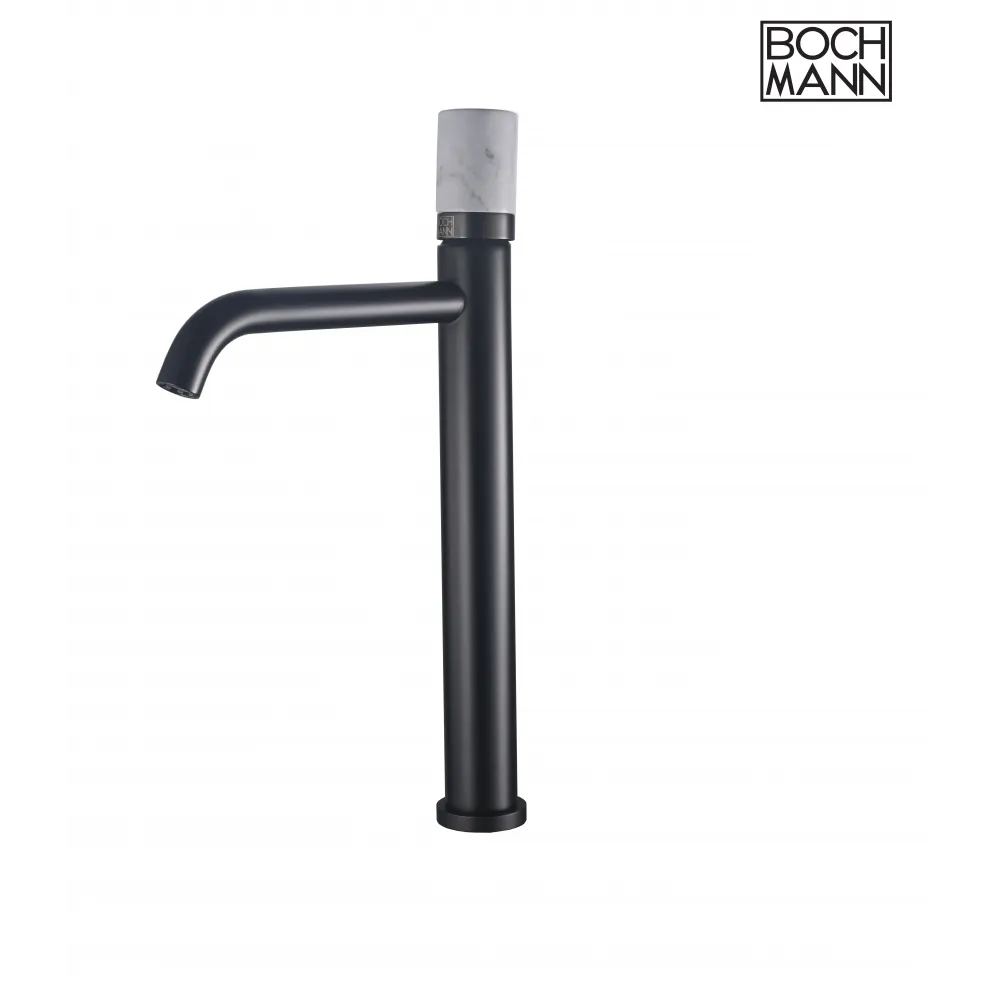 Смеситель STELLA Stone B XL для раковины с ручкой из НАТУРАЛЬНОГО КАМНЯ BOCH MANN BM9971