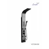 Панель VICTORIA BK  душевая из нержавеющей стали с форсунками Ceruttispa CT9981, цвет черный
