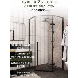Душевое ограждение Ceruttispa C2A (100x100x195)