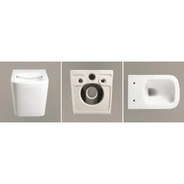 Унитаз MAIELLA Aria PP подвесной безободковый Ceruttispa CT10479 (490x340x360)