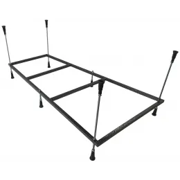 Ванна акриловая с каркасом БЕЗ экрана ORTIZ (1500x700x520) приставная, белая PARLY