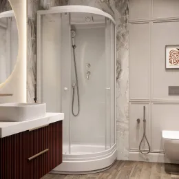 Кабина BM86F  душевая PARLY (85x85х215)