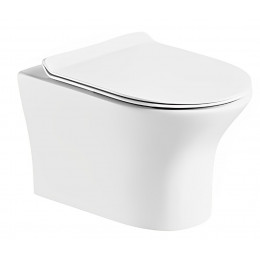 Унитаз BERNINA  Aria подвесной безободковый Ceruttispa  CT7191 (480х340х350)