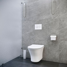 Унитаз BERNINA  Aria подвесной безободковый Ceruttispa  CT7191 (480х340х350)