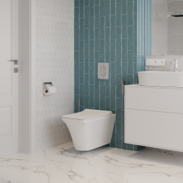 Унитаз NIVOLET Aria подвесной безободковый Ceruttispa CT7779 (495x360x350)