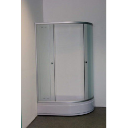 Уголок ZFM1201L душевой PARLY с поддоном (120х80х195)