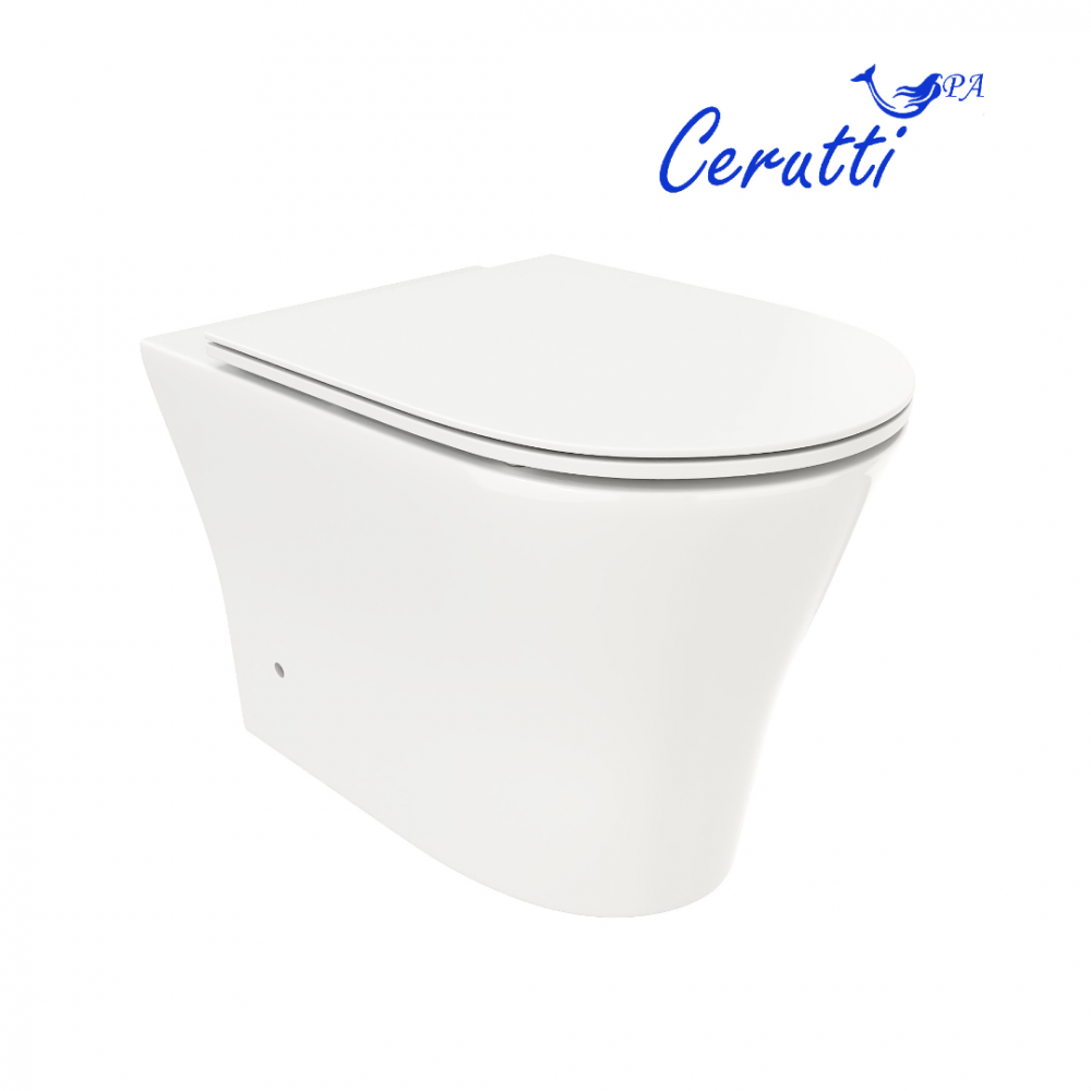 Унитаз ADIGE F приставной безободковый Ceruttispa CT8907 (500x365x405)