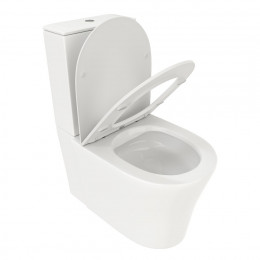 Унитаз SANTA напольный безободковый широкий Ceruttispa CT8916 (665x410x835)