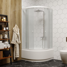 Уголок ZF90 душевой PARLY с поддоном (90х90х195)