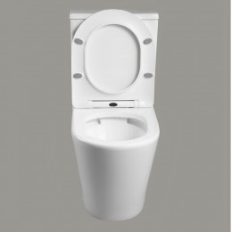 Унитаз SELLA GW напольный безободковый сиденье быстросъемное с микролифтом Ceruttispa (605х370х800)