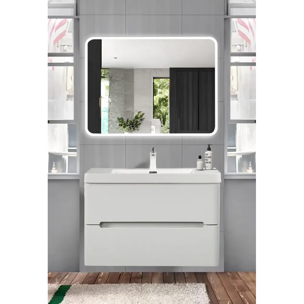 Комплект Тумба River80 подвесная с раковиной 800х480х550 PARLY Spa