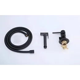 Душ BRAIES B CK-P07B гигиенический со смесителем из латуни BOCH MANN, с шлангом 120 см, цвет ЧЕРНЫЙ