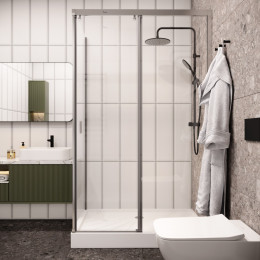 Ограждение MARBELLA 120 R  душевое Ceruttispa без поддона (80x120x195)