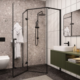 Ограждение C2A  душевое Ceruttispa без поддона (100x100x195)