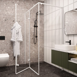 Ограждение C1AW  душевое Ceruttispa без поддона (120x90x195)