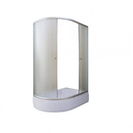 Уголок ZFM1201R душевой PARLY с поддоном (120х80х195)