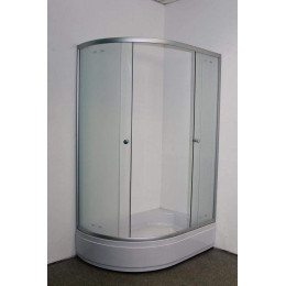 Уголок ZFM1201R душевой PARLY с поддоном (120х80х195)